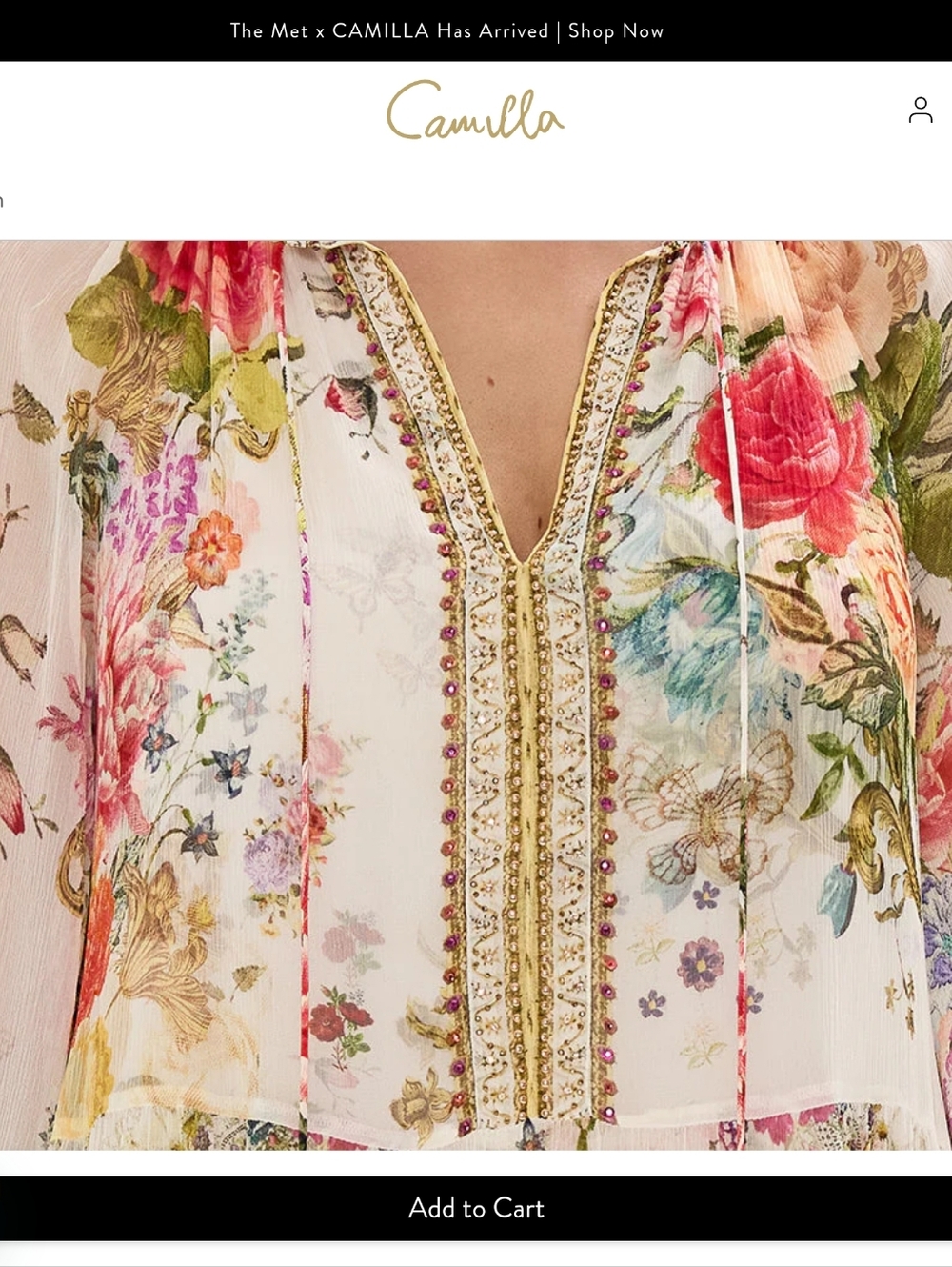 Camilla " Sew Yesterday" Maxi Dress - Multicolor - Picture 3 of 10